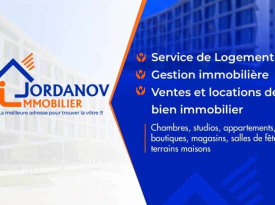 Agence: Jordanov Immobilier  | Contact : +237 697314256 | 237673205181 